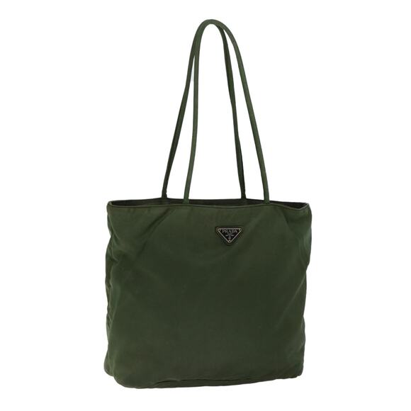 PRADA Tote Bag Nylon Khaki - Picture 1 of 12